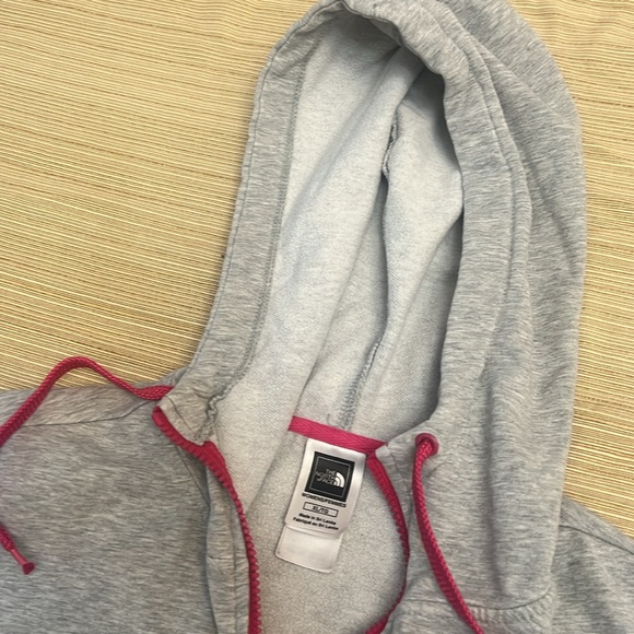 The North Face Jacket Gray Pink Hoodie jacket Size XL womens Zipper jacket - Picture 5 of 14